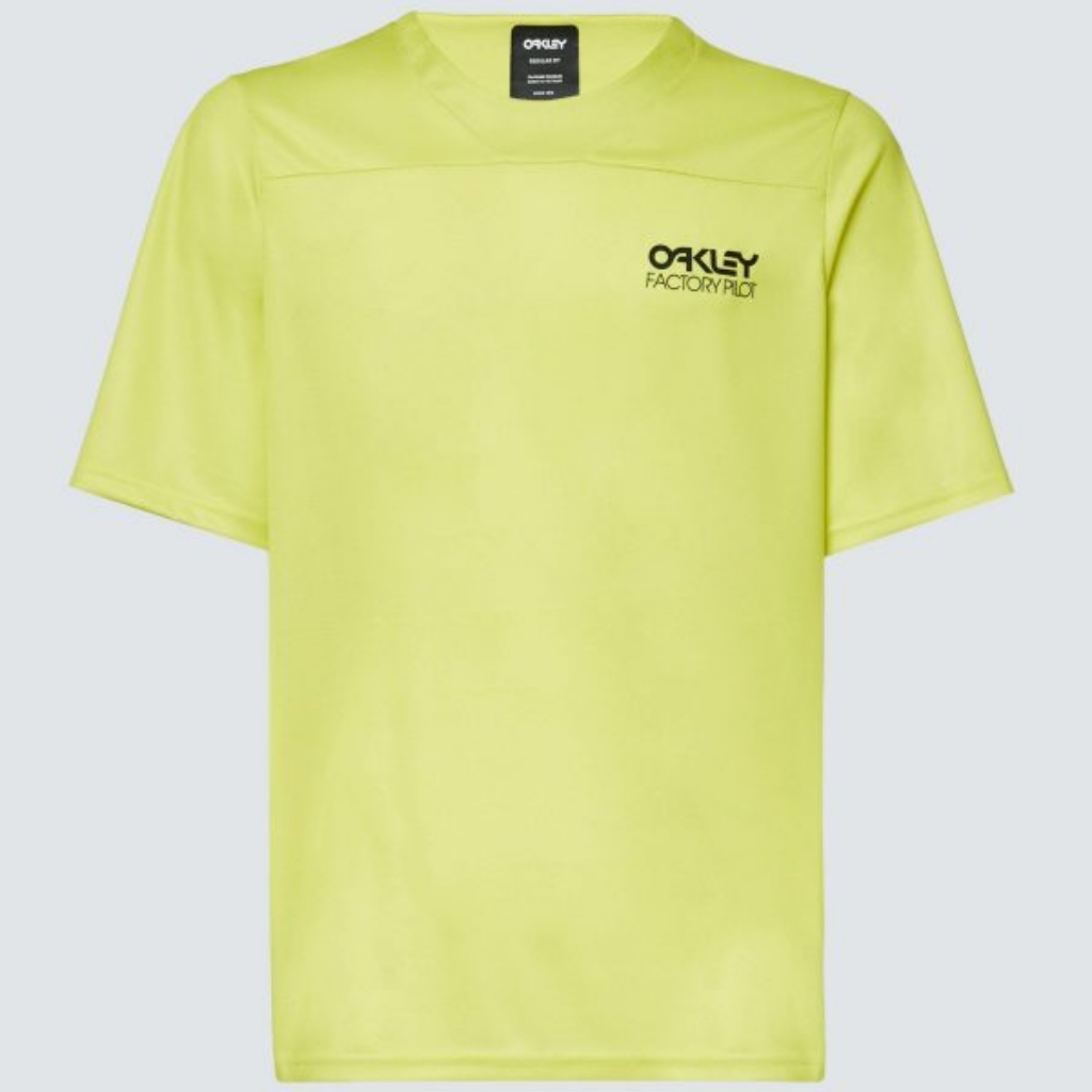 New Oakley Factory Pilot Lite Mtb Jersey Ii Sulphur | Moisture Wicking Pick Size